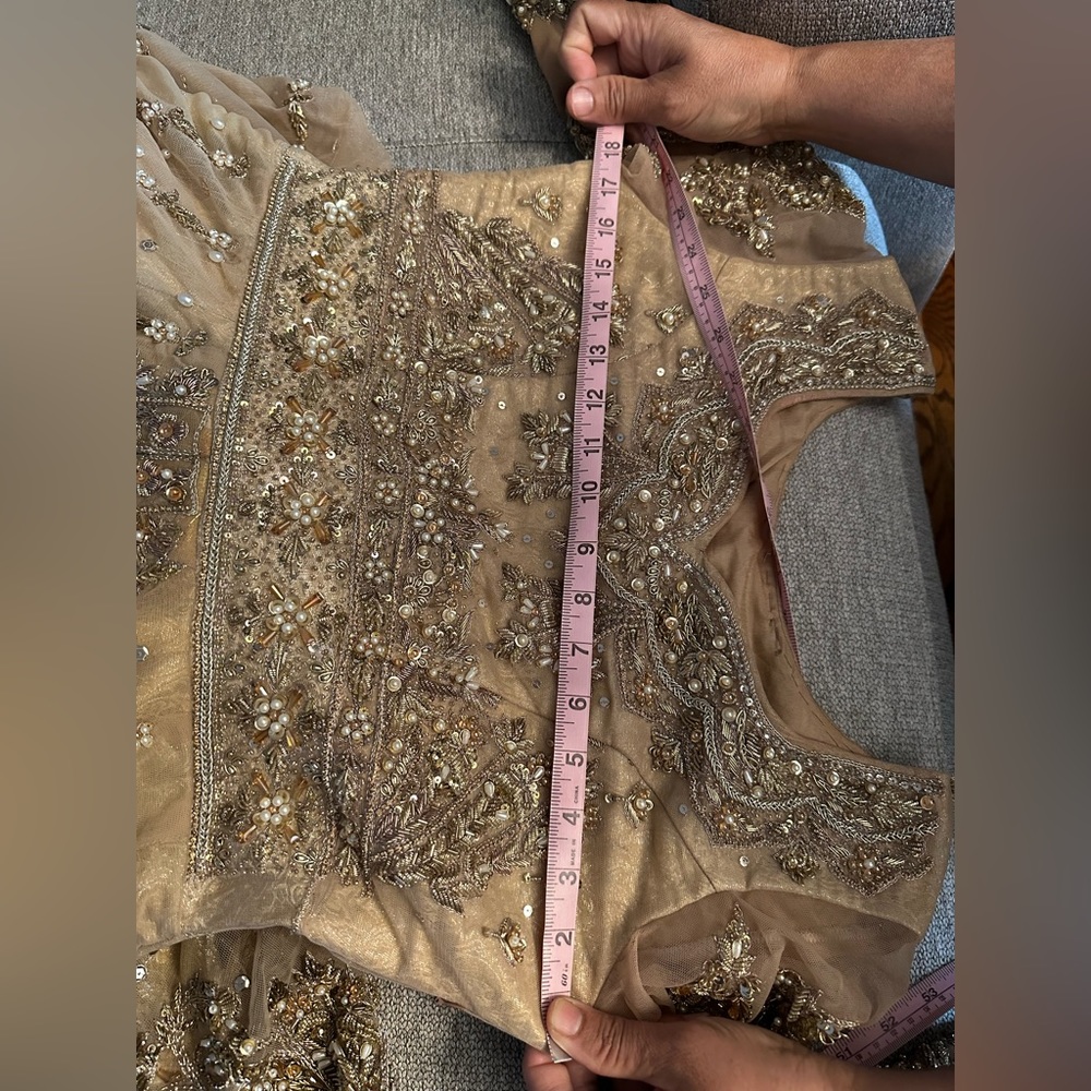 Pakistani/Indian Beautiful reception wedding bridal dress - Picture 13 of 17